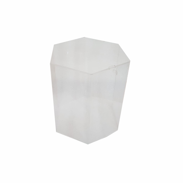 Cubo acrílico Sextavado P